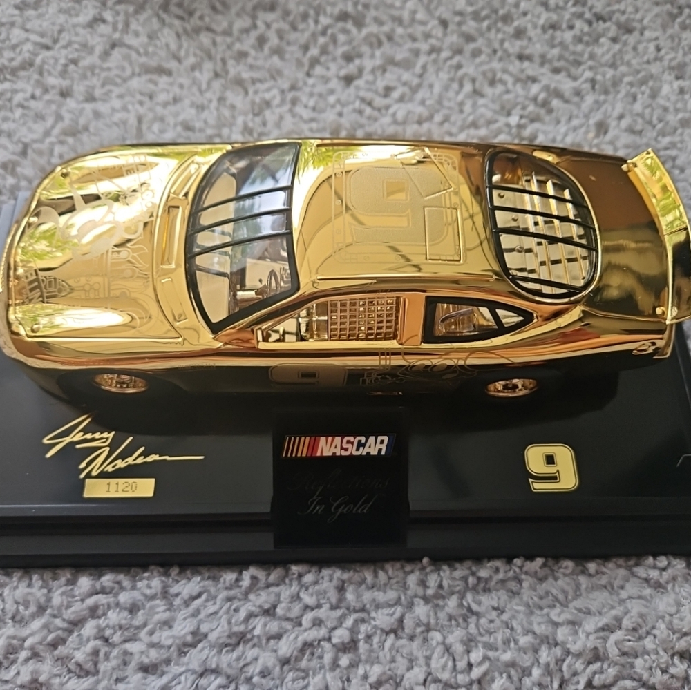 NASCAR 24K Gold Plated Die Cast Model